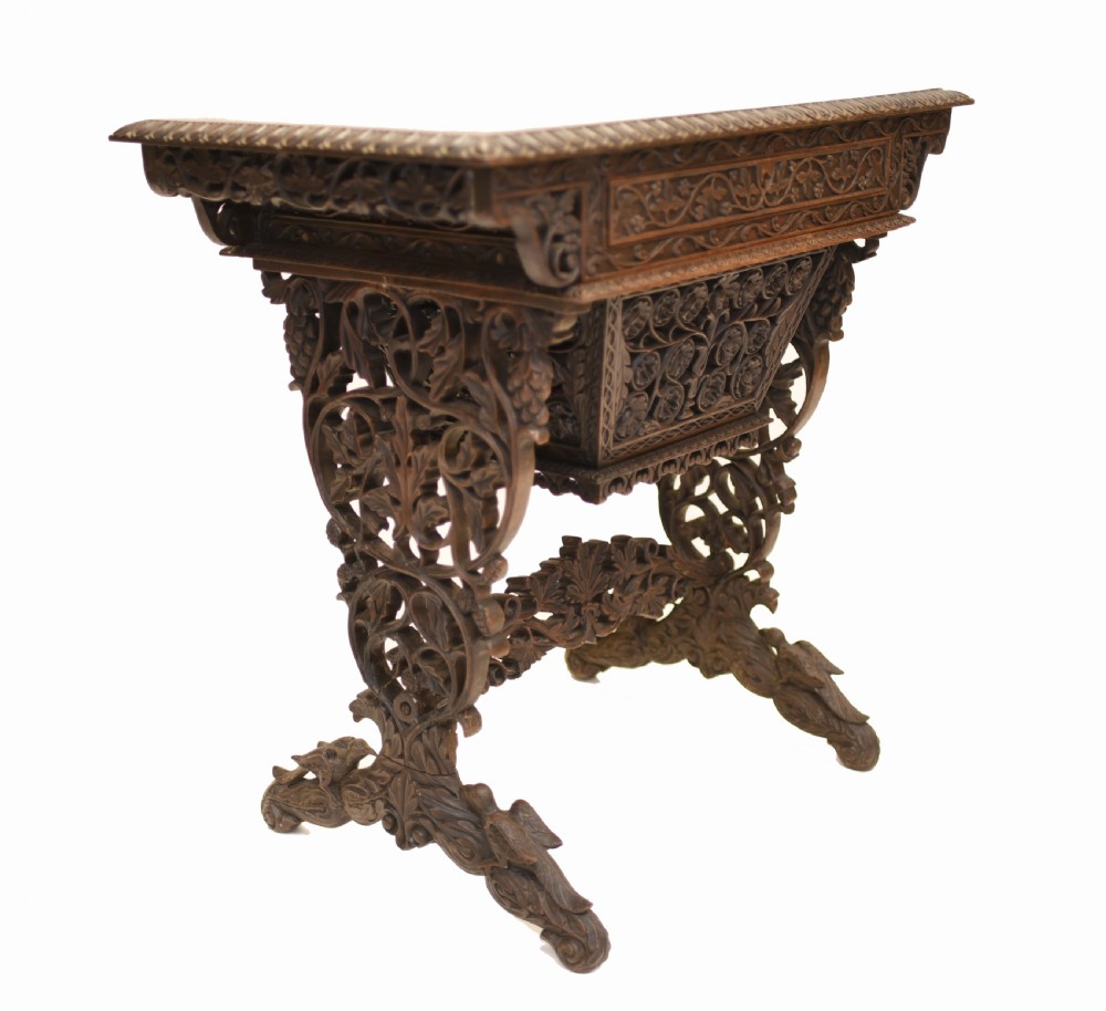 Antique Burmese Work Box  View V