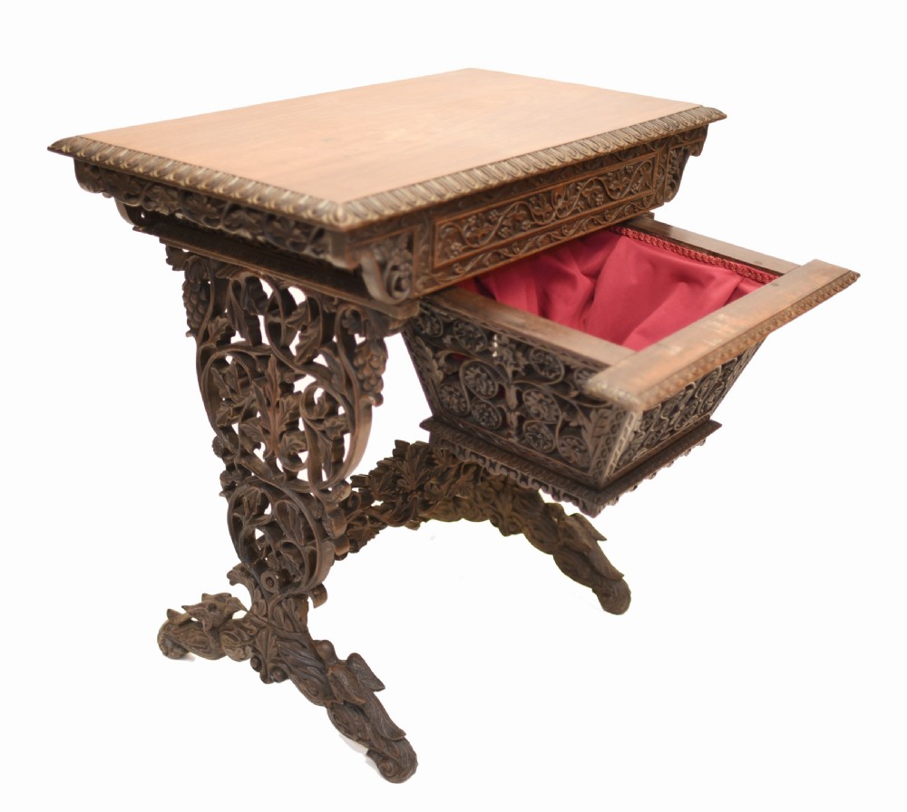 Antique Burmese Work Box  View VII