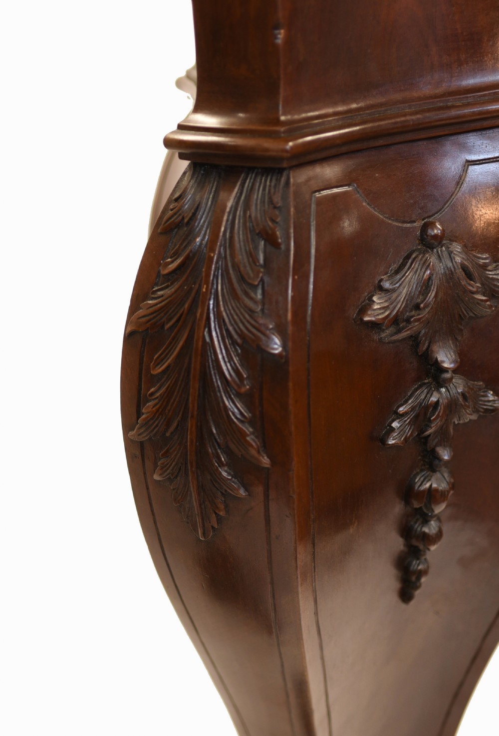 Pair Gillows Pedestal Stands Carved Neo Classical View III