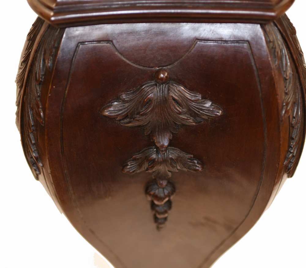 Pair Gillows Pedestal Stands Carved Neo Classical View IV