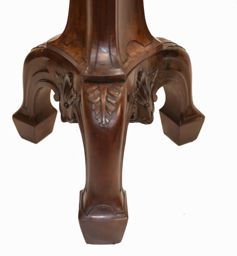 Pair Gillows Pedestal Stands Carved Neo Classical View VIII