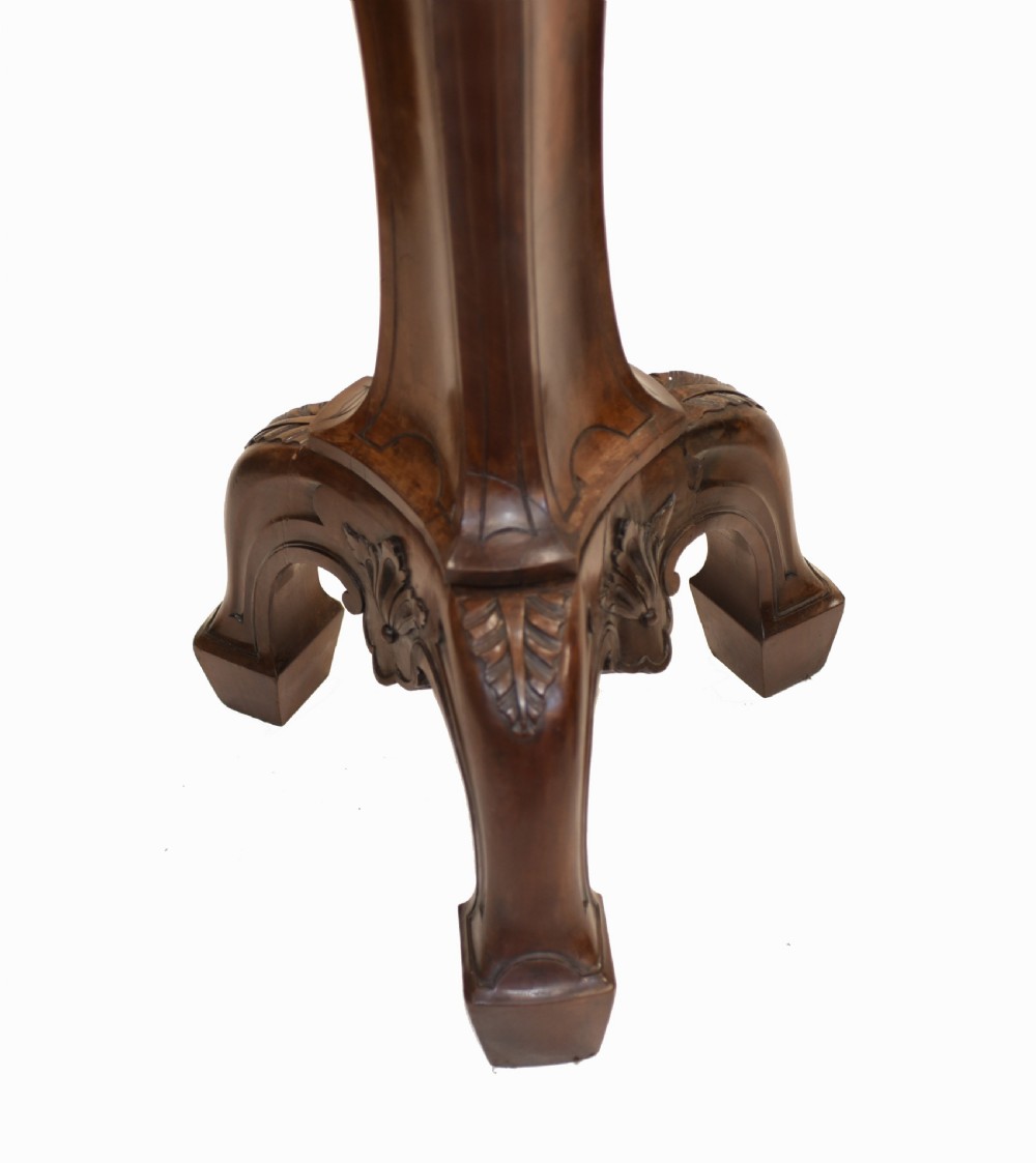 Pair Gillows Pedestal Stands Carved Neo Classical View X