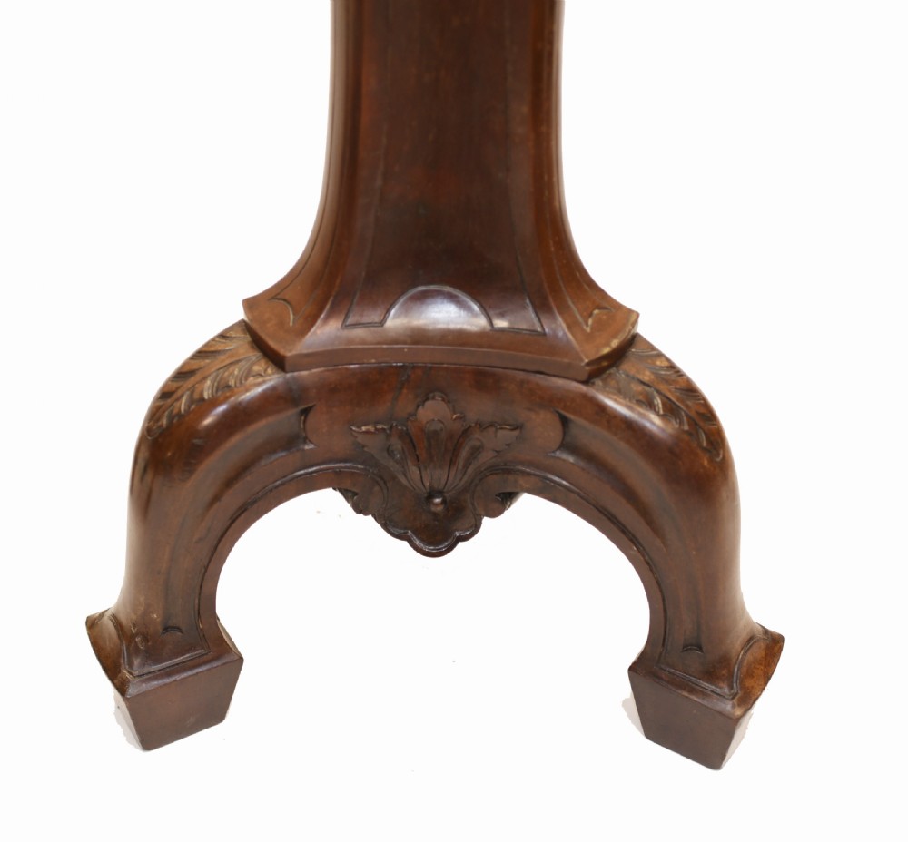 Pair Gillows Pedestal Stands Carved Neo Classical View XI
