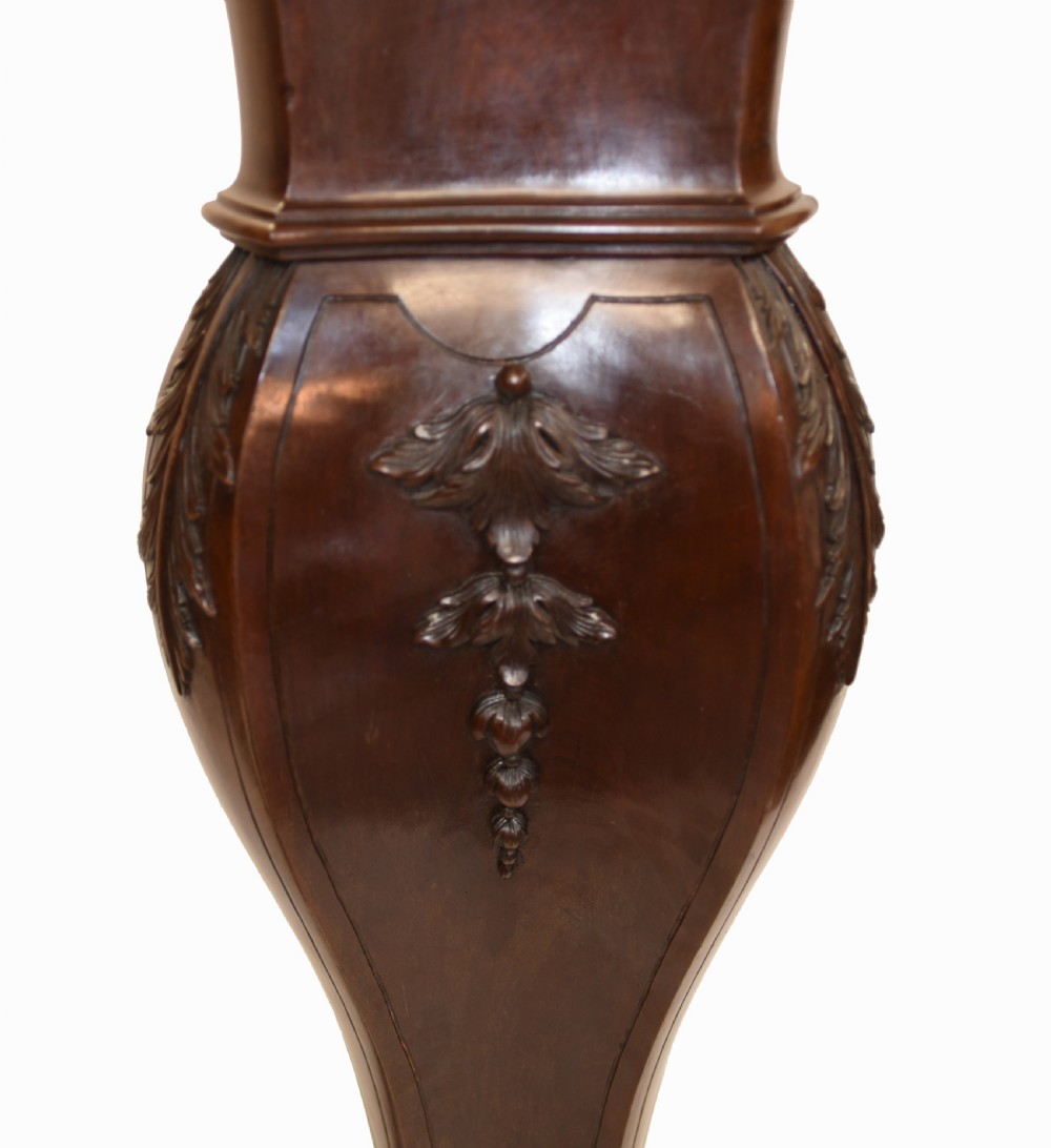 Pair Gillows Pedestal Stands Carved Neo Classical View XII