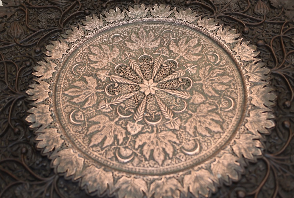 Goanese Side Table - Antique Carved Portugese Goan Furniture View VI