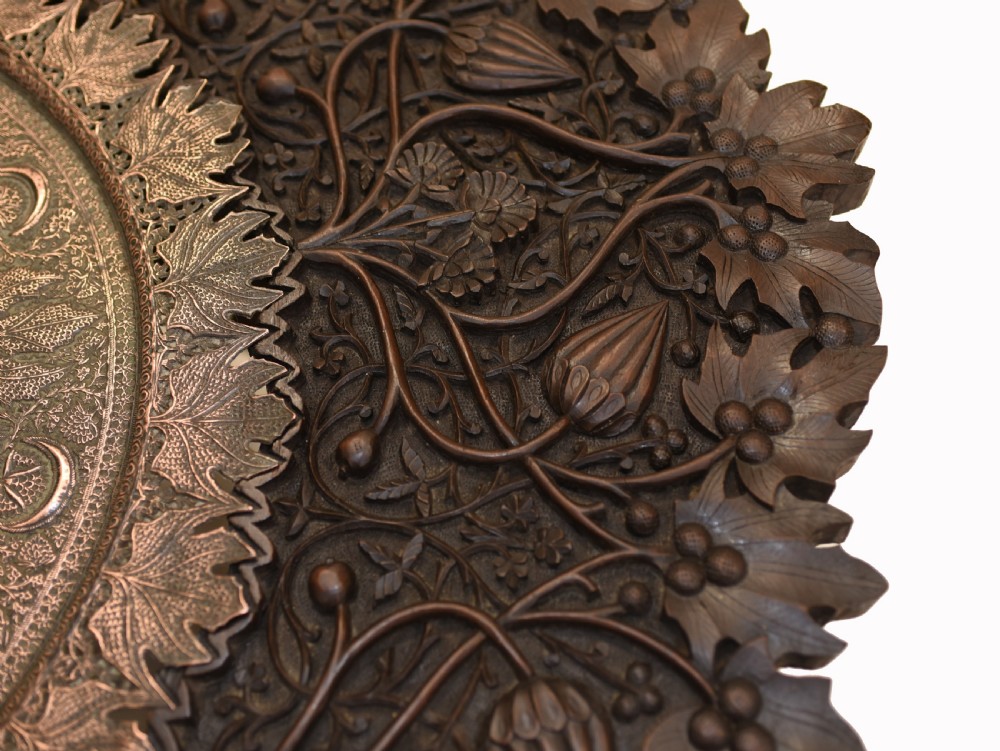 Goanese Side Table - Antique Carved Portugese Goan Furniture View VII