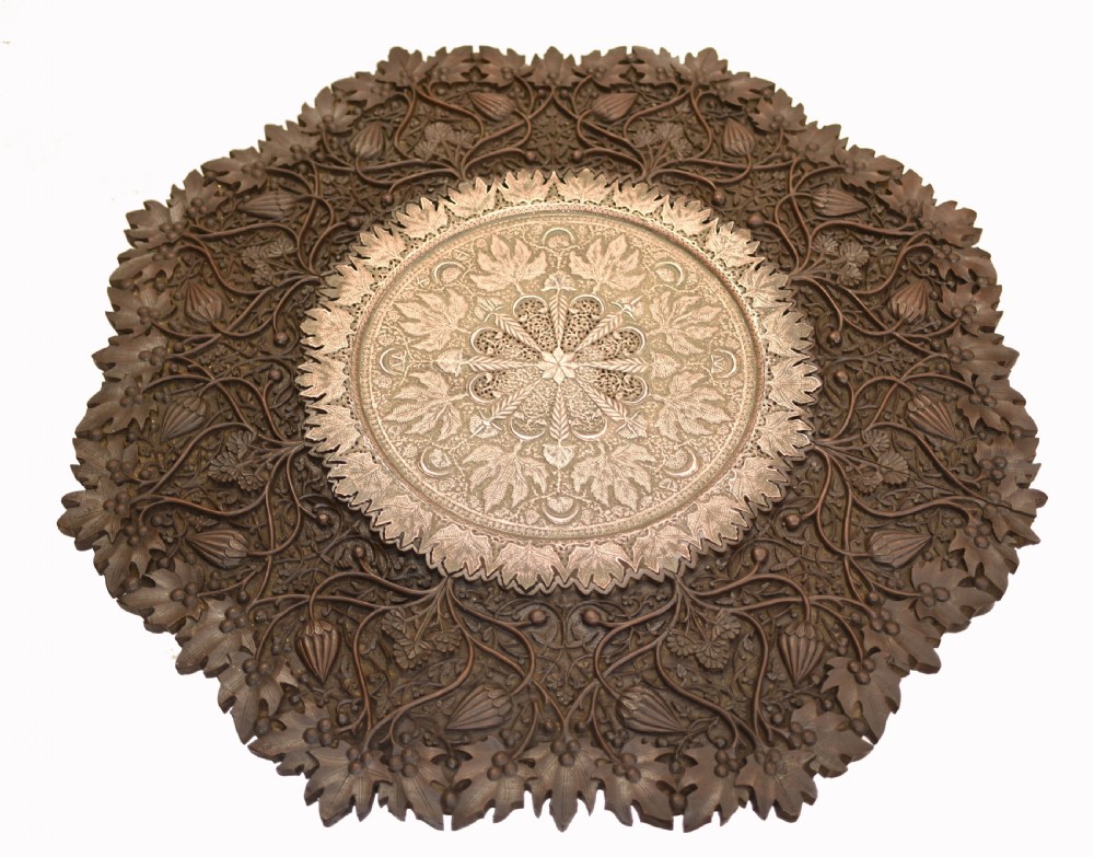 Goanese Side Table - Antique Carved Portugese Goan Furniture View XI