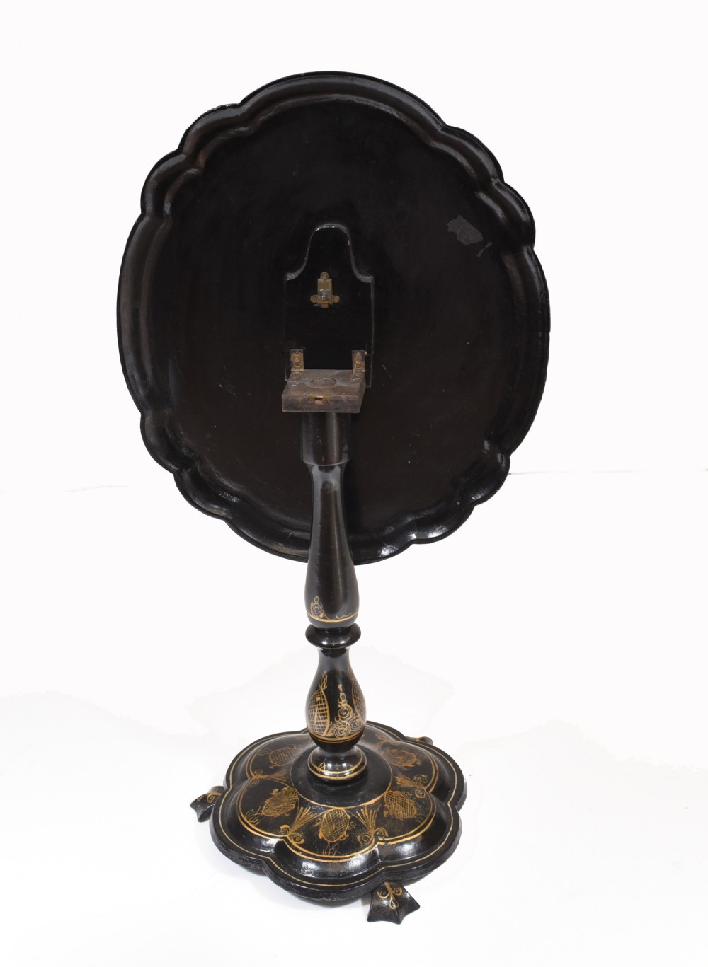 Victorian Lacquer Side Table Mother of Pearl Inlay Jennings and Betteridge View IX