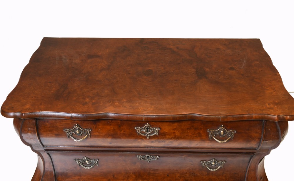 Dutch Bombe Commode Antique Chest of Drawers 1920 View VII