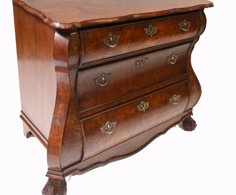 Dutch Bombe Commode Antique Chest of Drawers 1920 View VIII