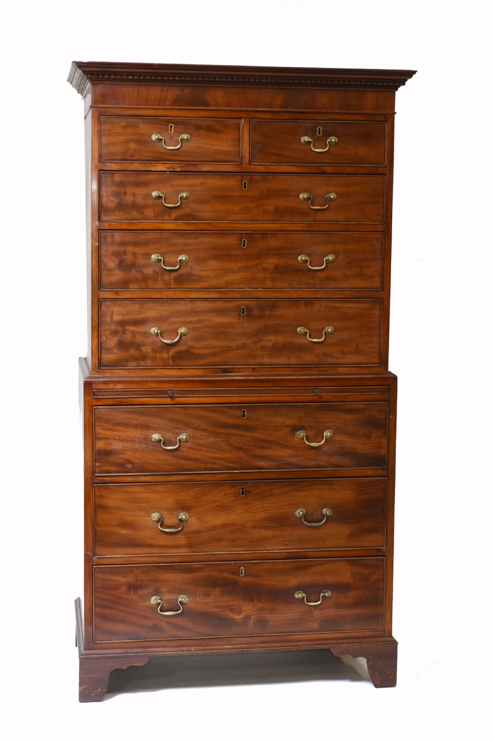Georgian Chest on Chest Mahogany Antique 1820