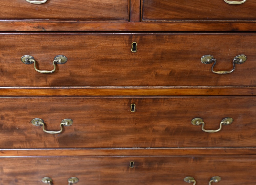 Georgian Chest on Chest Mahogany Antique 1820 View III