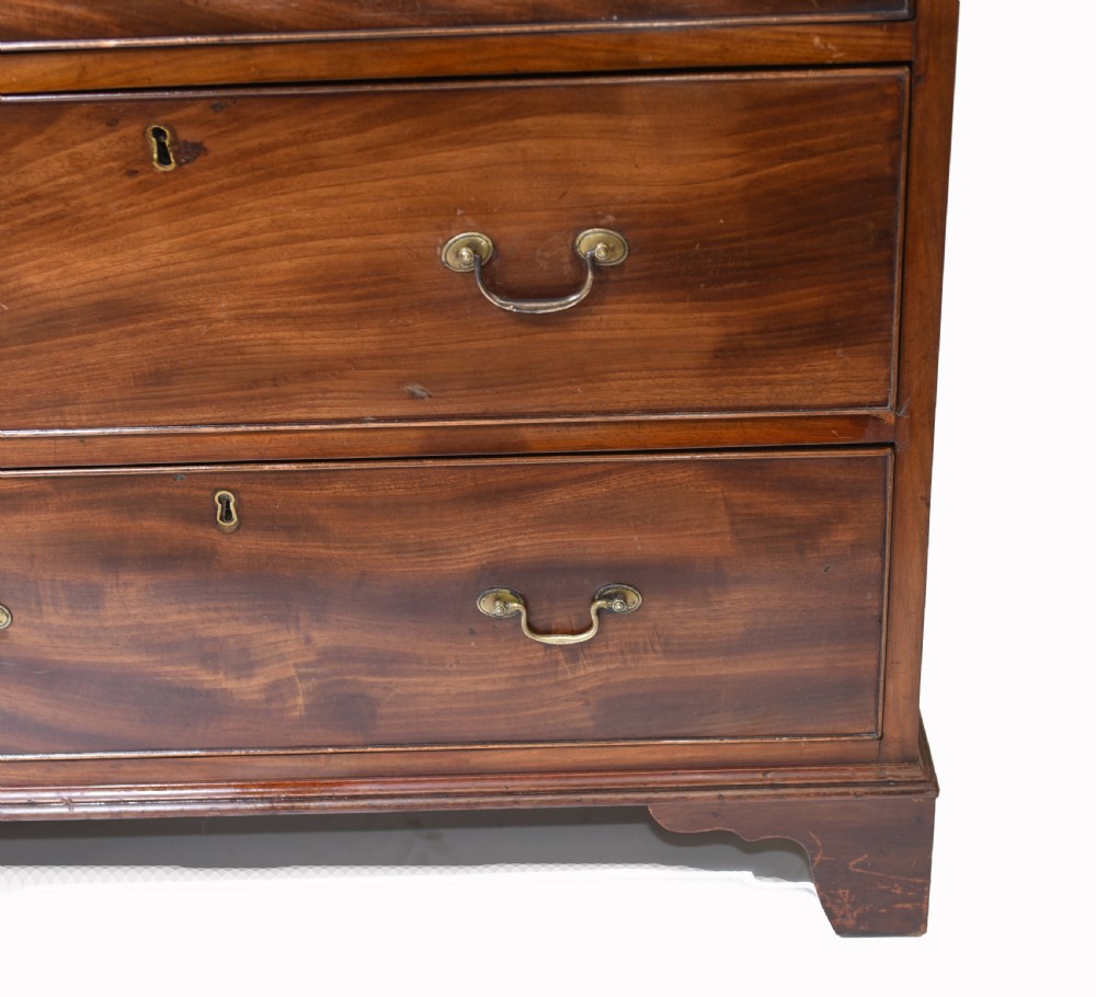Georgian Chest on Chest Mahogany Antique 1820 View IV