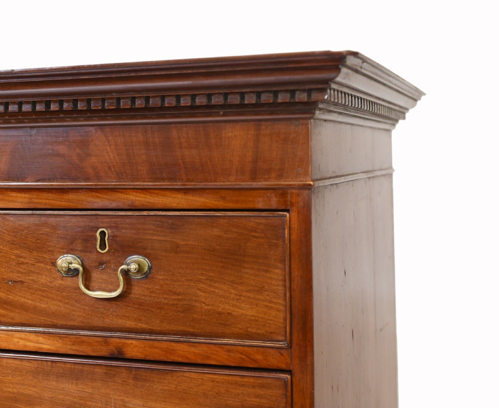Georgian Chest on Chest Mahogany Antique 1820 View V