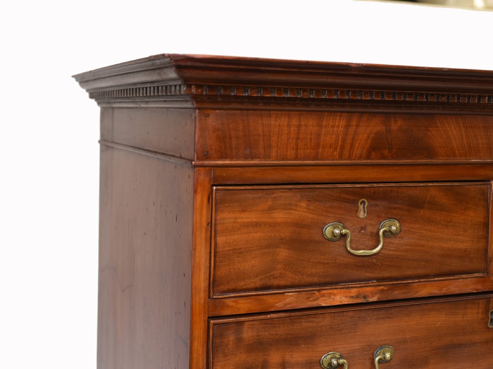 Georgian Chest on Chest Mahogany Antique 1820 View VII
