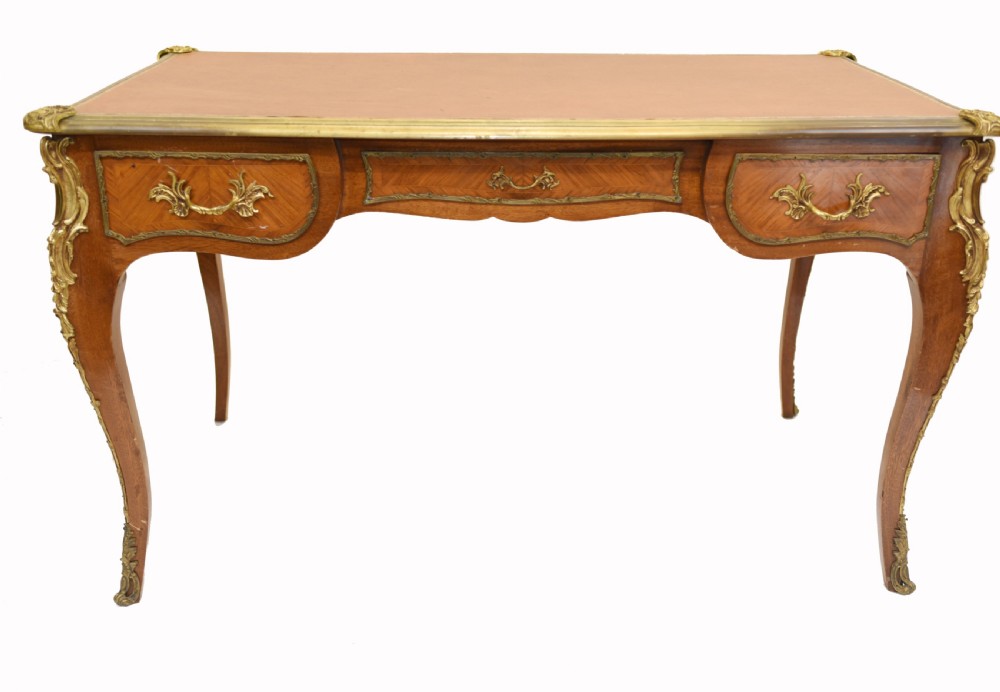 French Bureau Plat Desk Empire Interiors 1880 View II