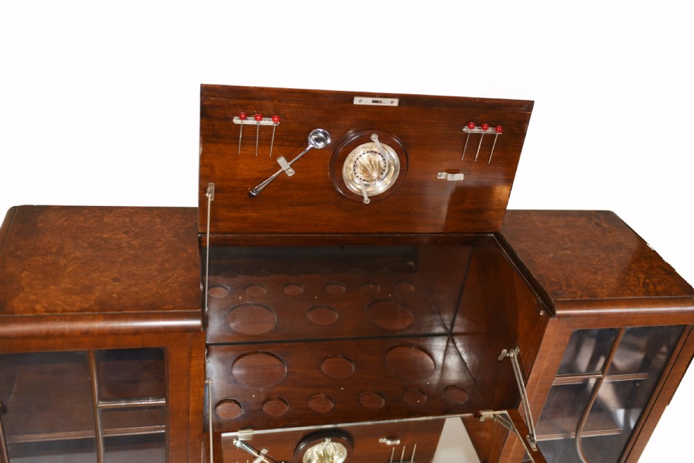 Vintage Art Deco Drinks Cabinet 1930s Furniture View IV