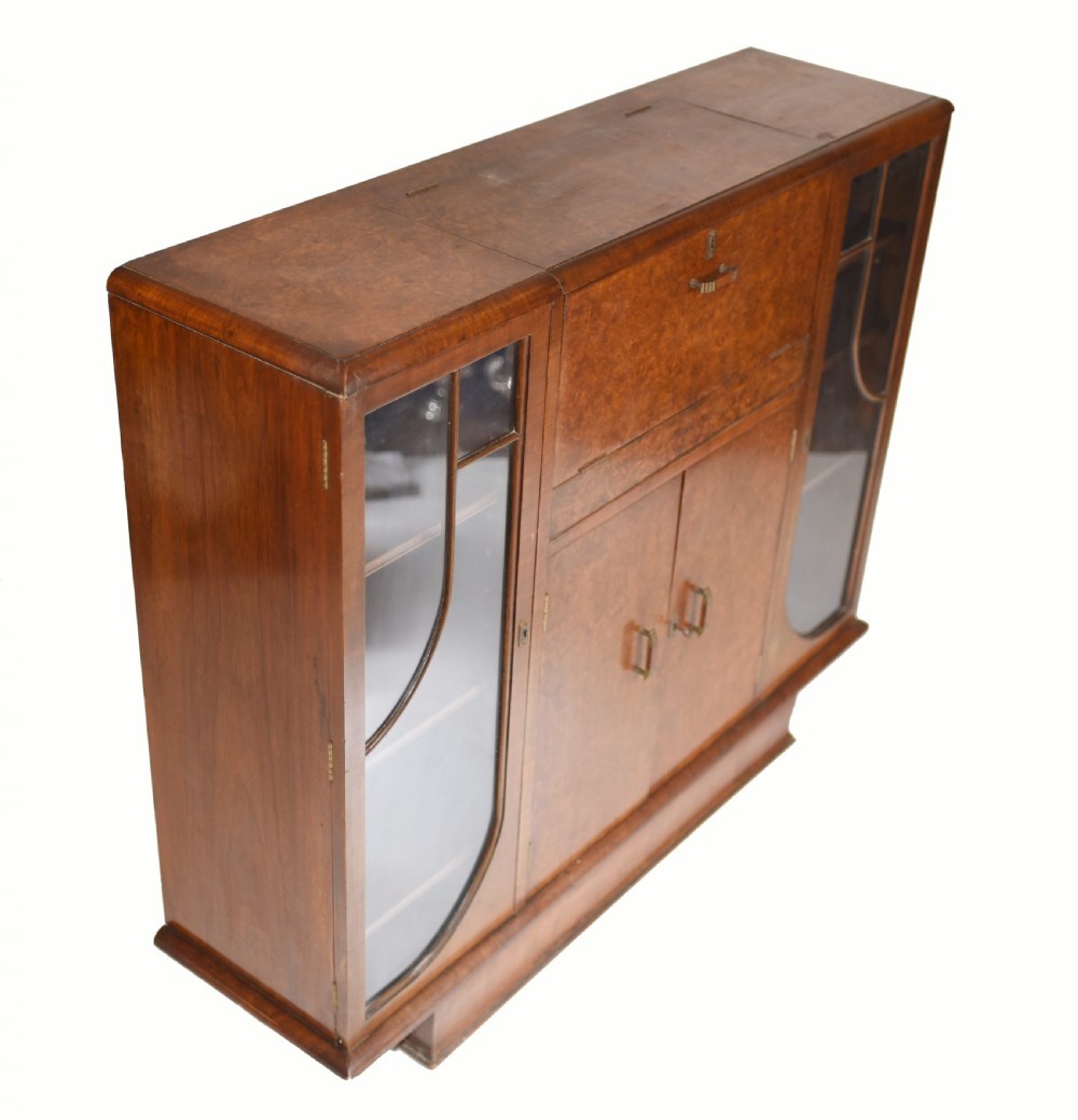 Vintage Art Deco Drinks Cabinet 1930s Furniture View VII