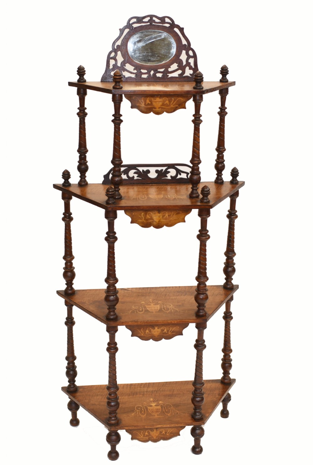 Victorian Whatnot Bookshelf Antique 1860 Furniture