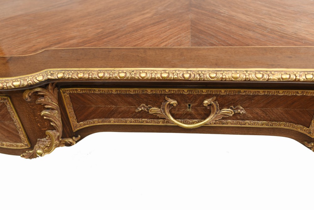 French Bureau Plat Antique Desk  View III