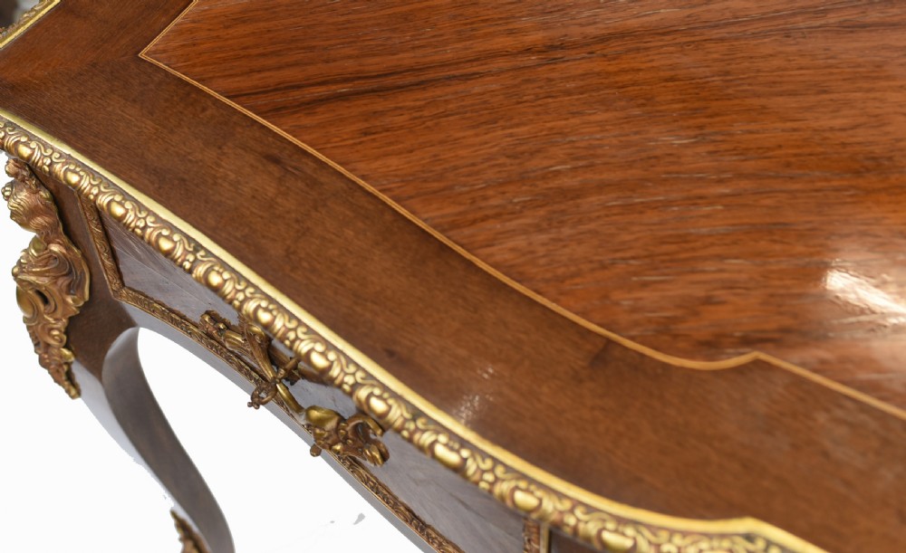 French Bureau Plat Antique Desk  View IV