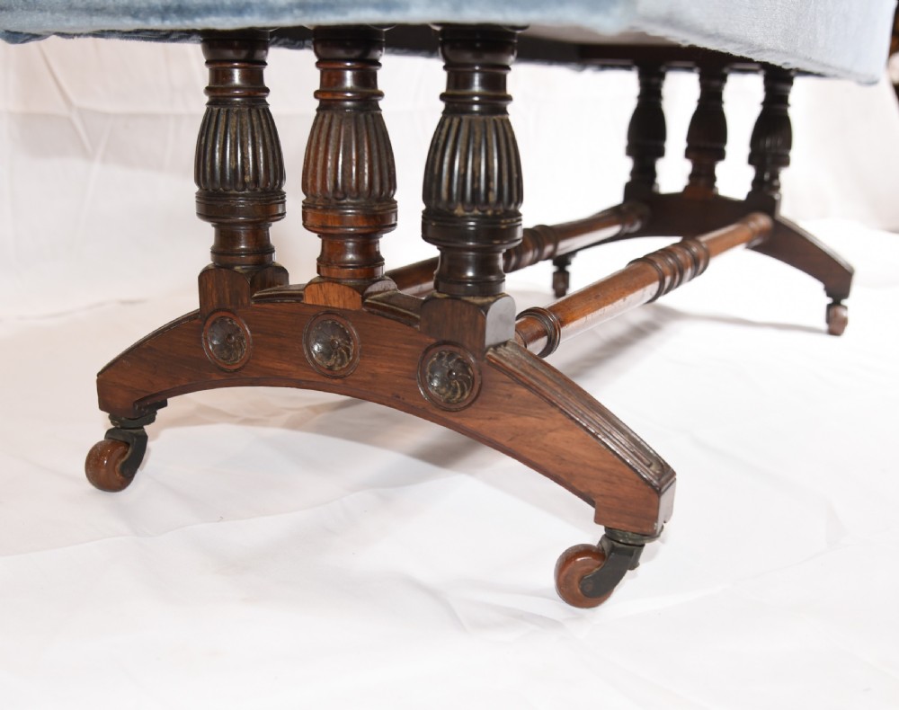 Antique French Stool Window Seat Storage Box Gillows 1880 View VI