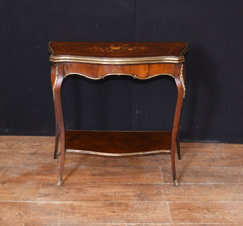 Sheraton Games Console Table - Antique Card Circa 1910