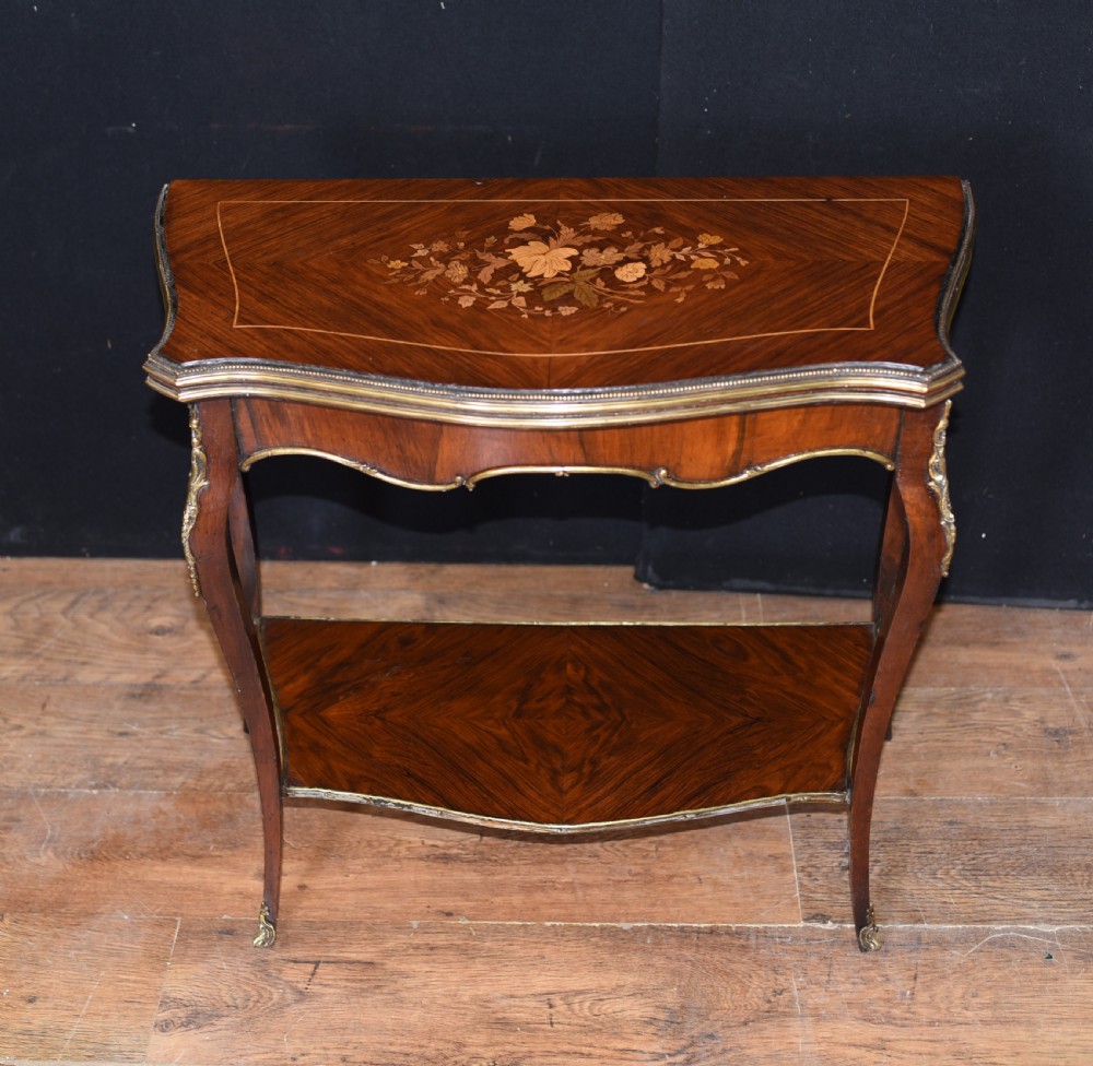 Sheraton Games Console Table - Antique Card Circa 1910 View II