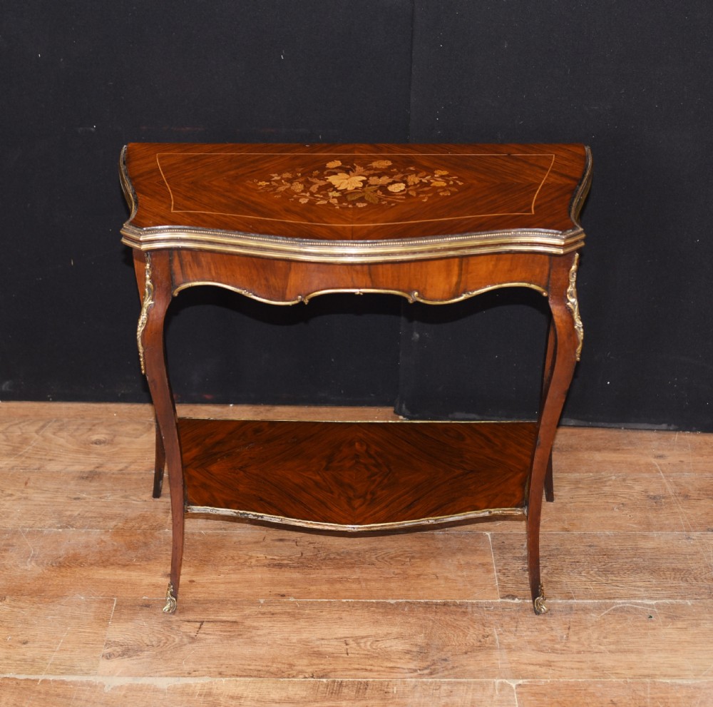 Sheraton Games Console Table - Antique Card Circa 1910 View IV