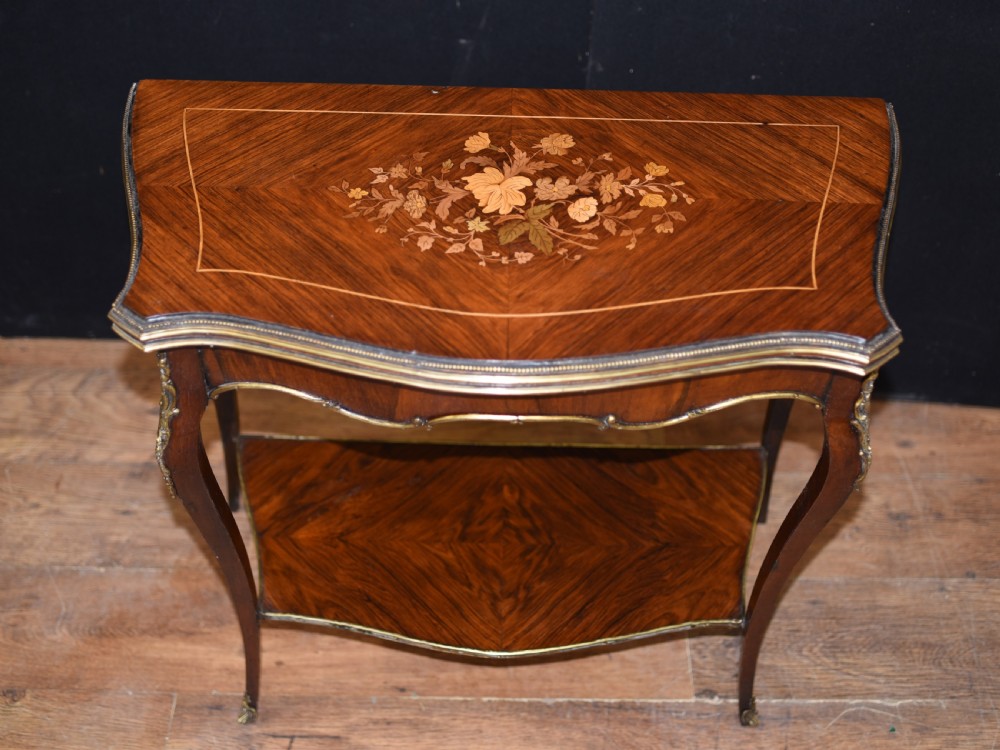 Sheraton Games Console Table - Antique Card Circa 1910 View V