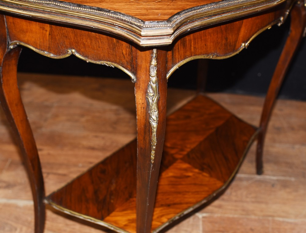 Sheraton Games Console Table - Antique Card Circa 1910 View X