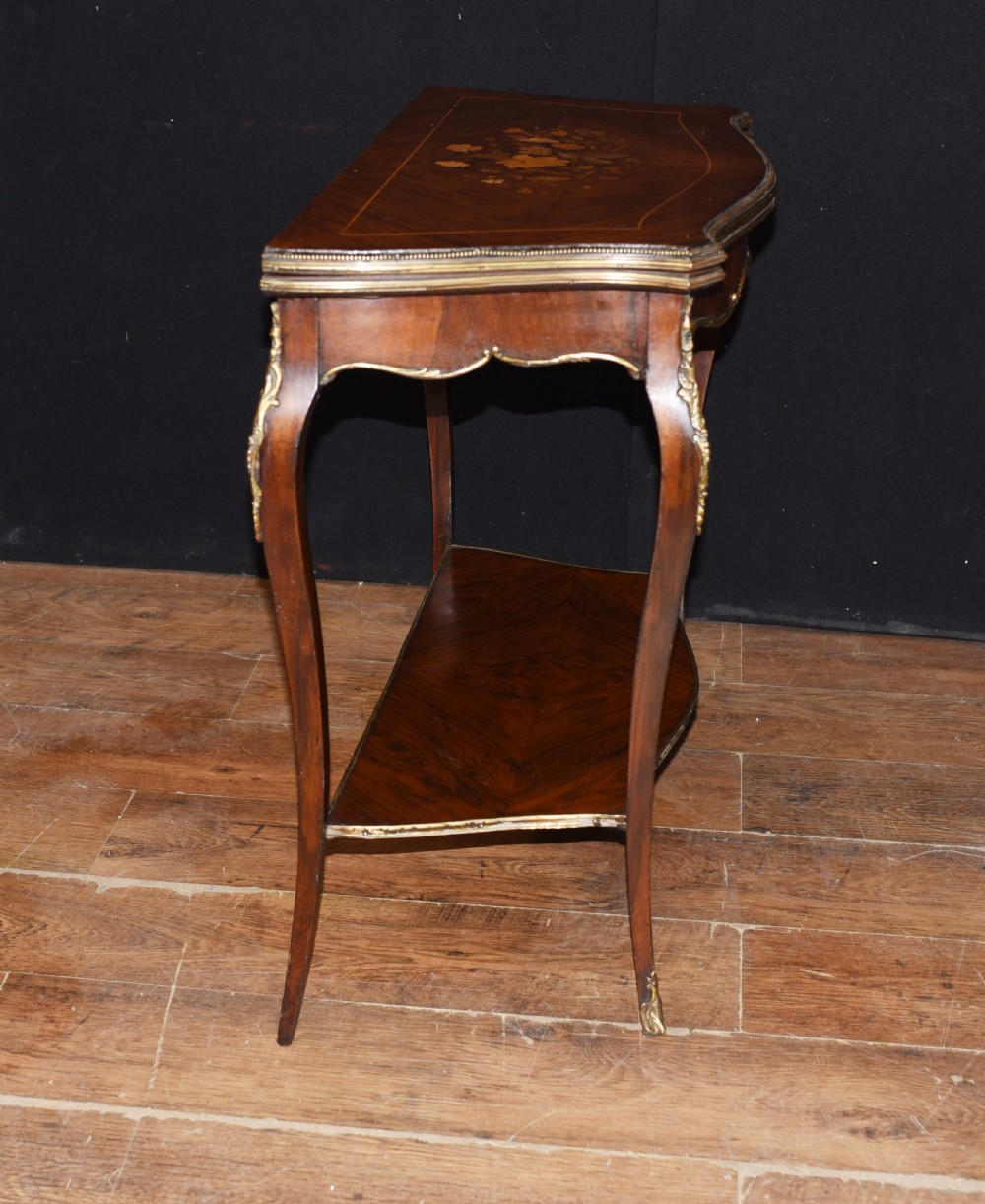 Sheraton Games Console Table - Antique Card Circa 1910 View XI