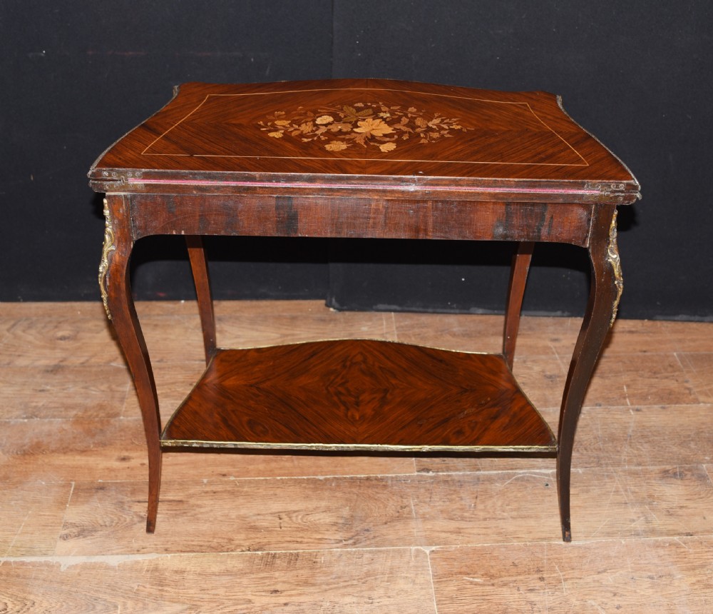 Sheraton Games Console Table - Antique Card Circa 1910 View XII