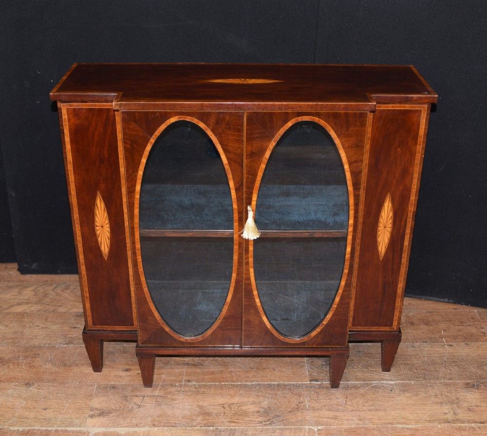 Sheraton Revival Side Cabinet - Antique Mahogany 1910