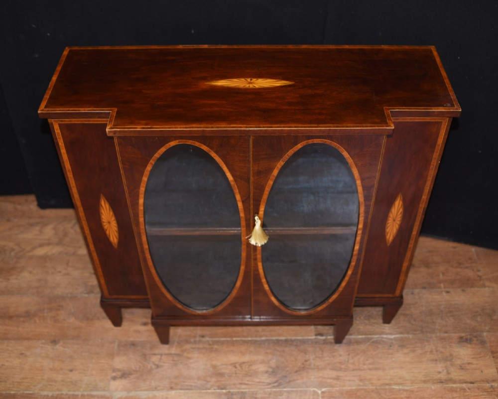 Sheraton Revival Side Cabinet - Antique Mahogany 1910 View II