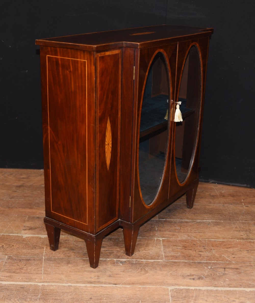 Sheraton Revival Side Cabinet - Antique Mahogany 1910 View VI