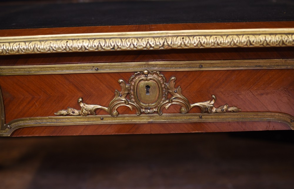 Antique Bureau Plat Desk - French Empire 1930 View III