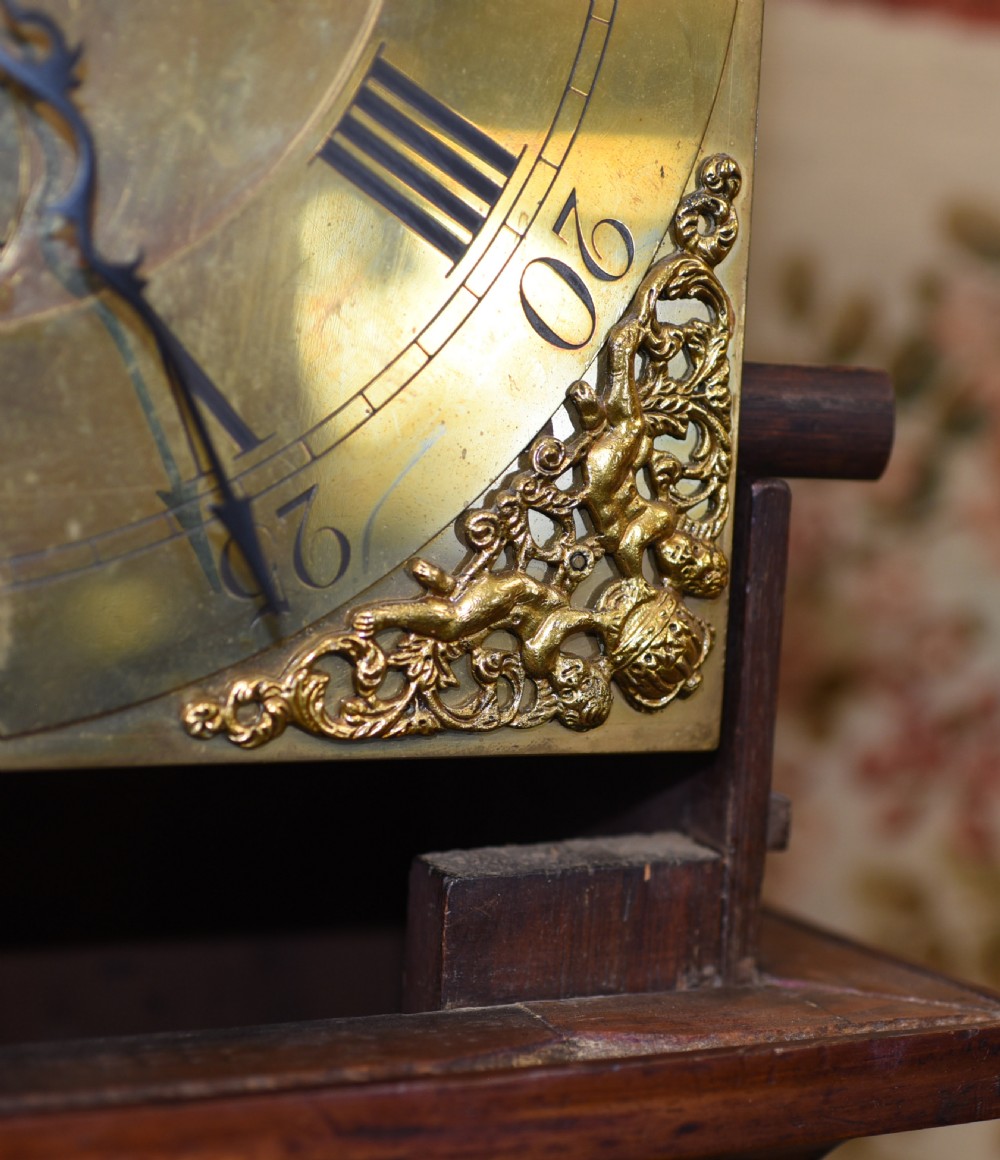 Antique Grandfather Clock 1910 - Edwardian Brass Face View XXIII