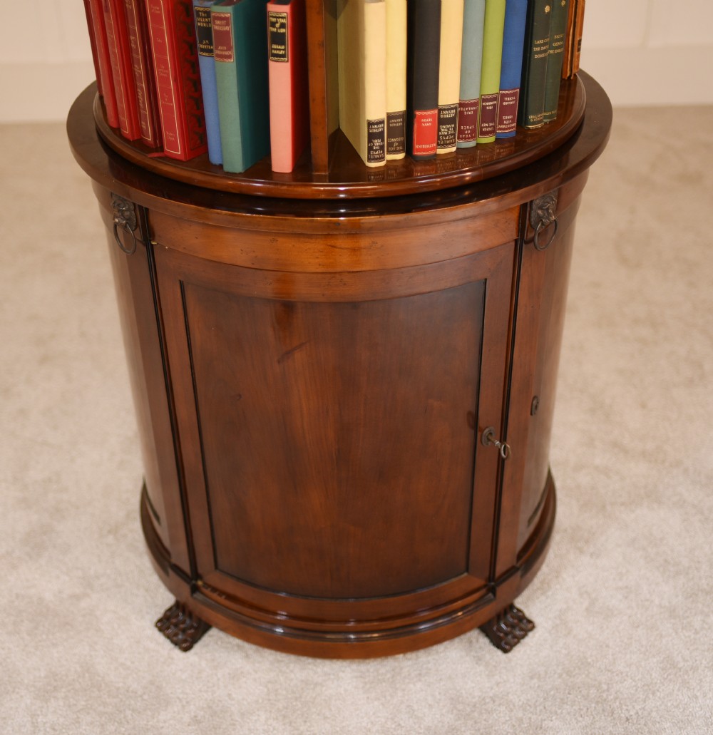 Revolving Regency Bookcase - Mahogany View III