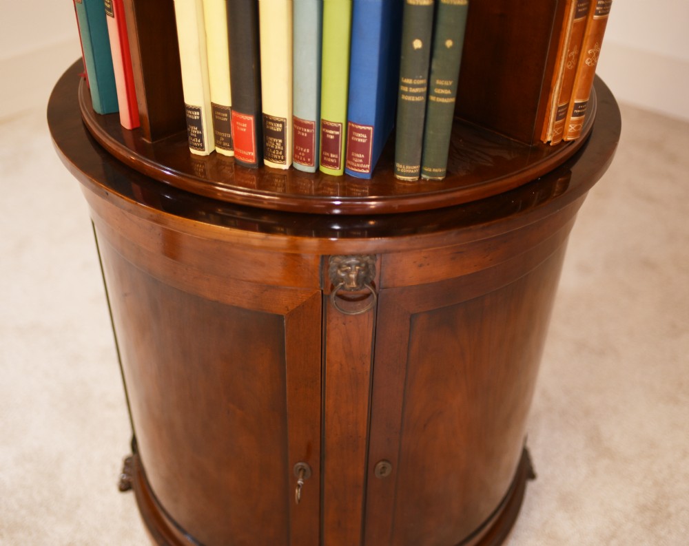 Revolving Regency Bookcase - Mahogany View V