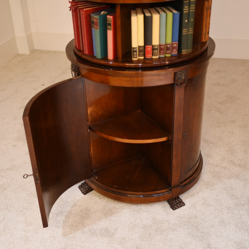 Revolving Regency Bookcase - Mahogany View VII