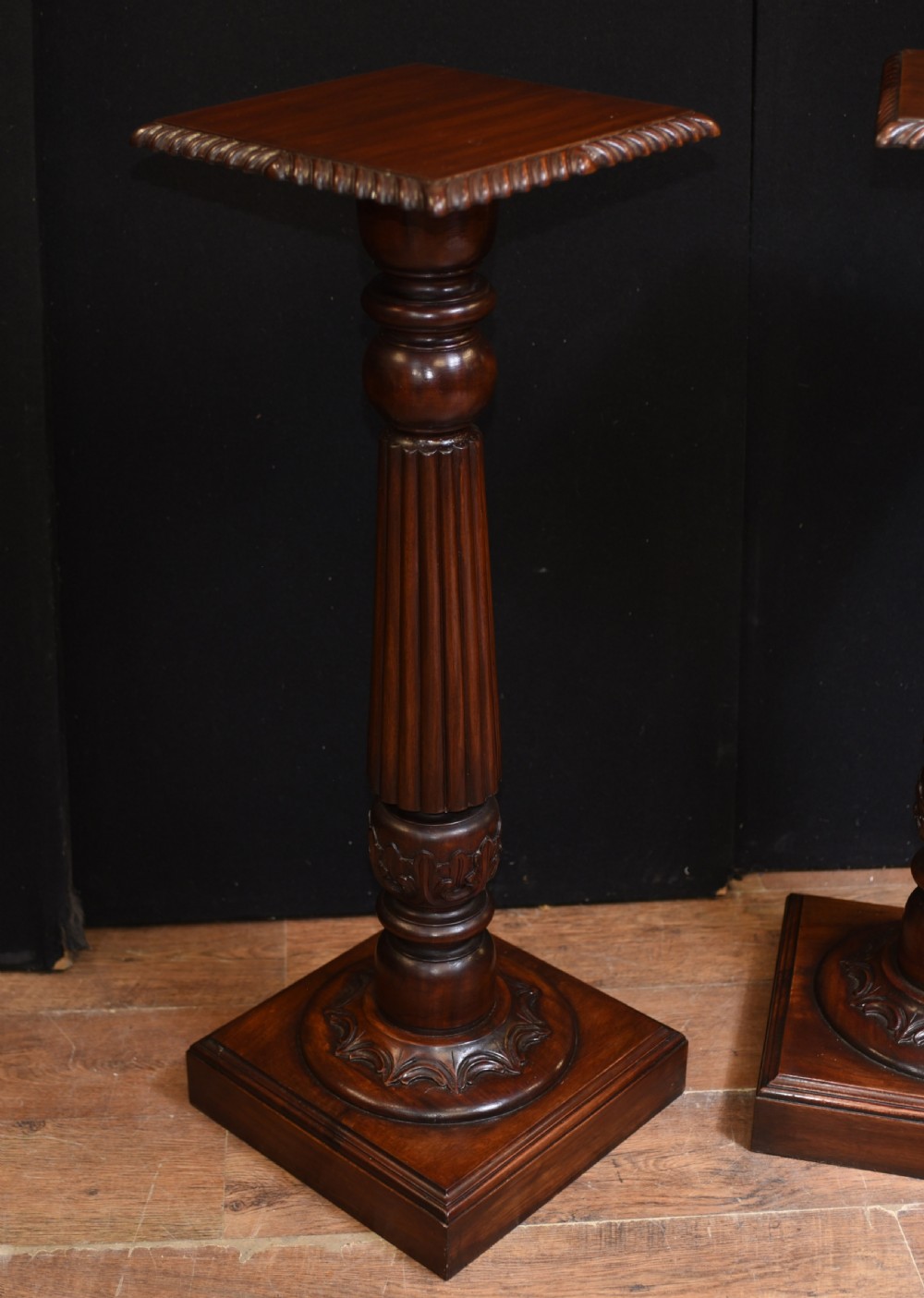 Regency Column Tables - Mahogany Pedestal View IV