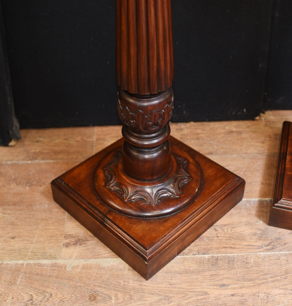 Regency Column Tables - Mahogany Pedestal View VI