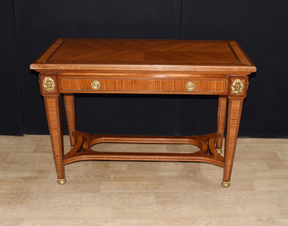 Pair French Empire Console Tables Circa 1890 View II