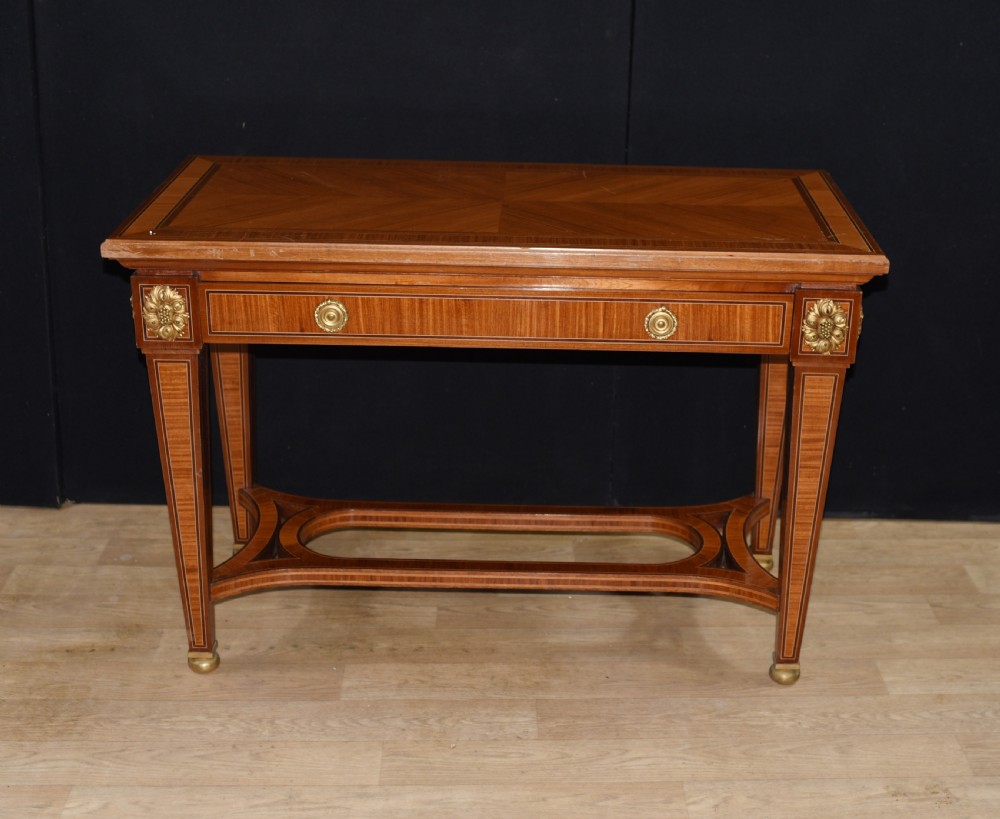 Pair French Empire Console Tables Circa 1890 View III