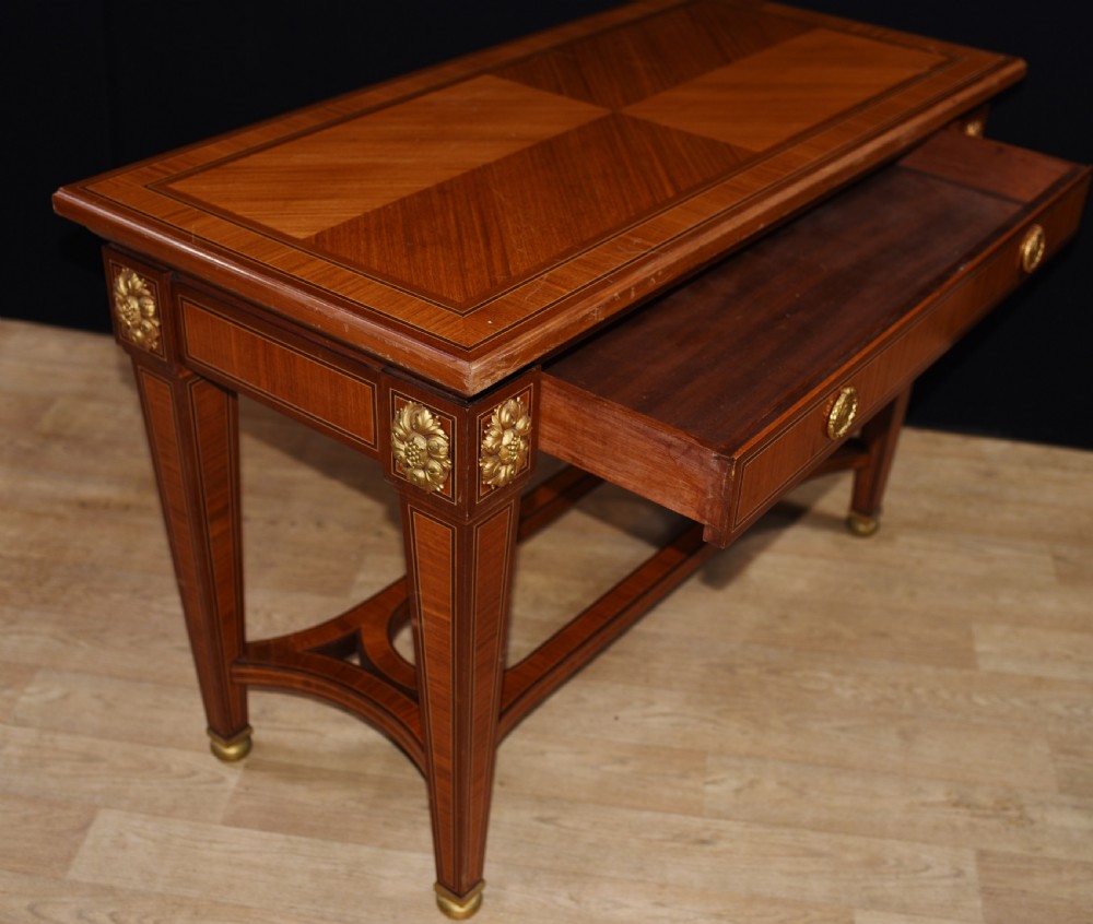 Pair French Empire Console Tables Circa 1890 View VI