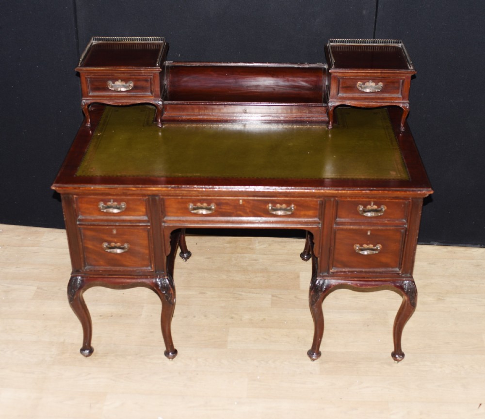 French Ladies Desk Mahogany Bureau du Dame Empire View II