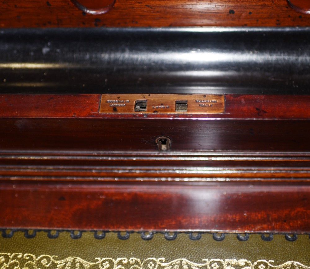 French Ladies Desk Mahogany Bureau du Dame Empire View VIII