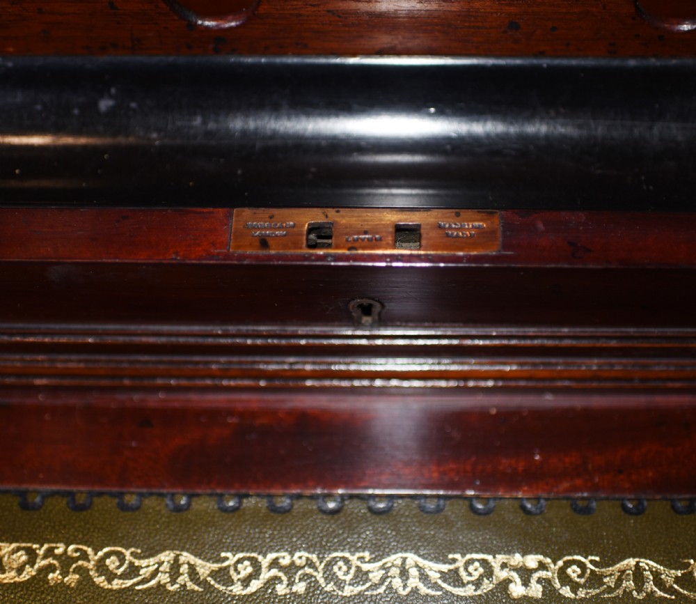 French Ladies Desk Mahogany Bureau du Dame Empire View IX