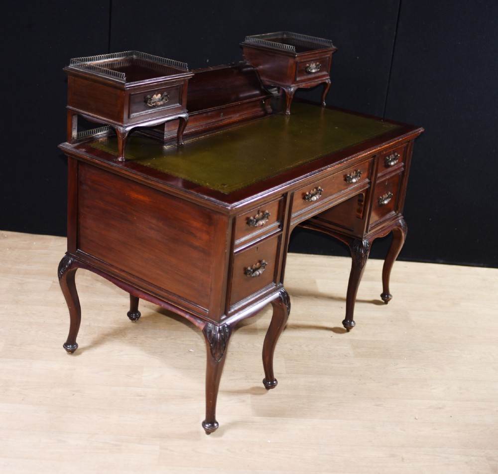 French Ladies Desk Mahogany Bureau du Dame Empire View XI